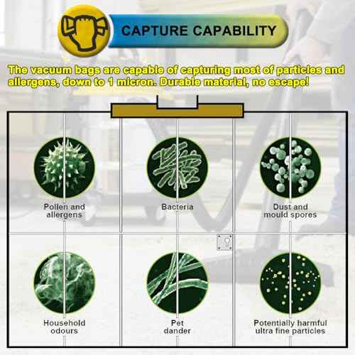 SpaceTent 3 Pack Vacuum Filter Bags compatible with Stanley and PorterCable 4 Gallon Wet Dry Vacuum, Part # 25-1238