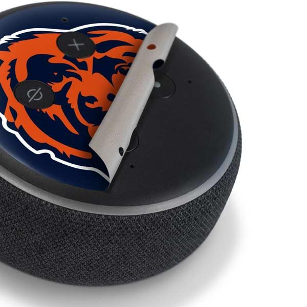 NFL Chicago Bears Decal Skin for Amazon Echo Dot 3 - Large Logo