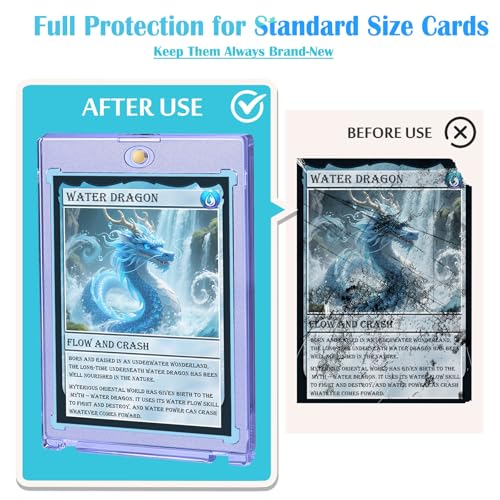 Magnetic Card Holder with Stand - 1 Acrylic Display Case