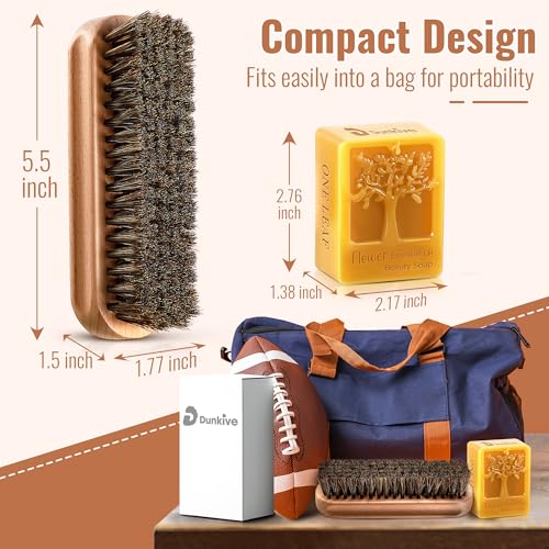 Football Conditioning Kit - Grip Enhancer, Wax & Brush Set