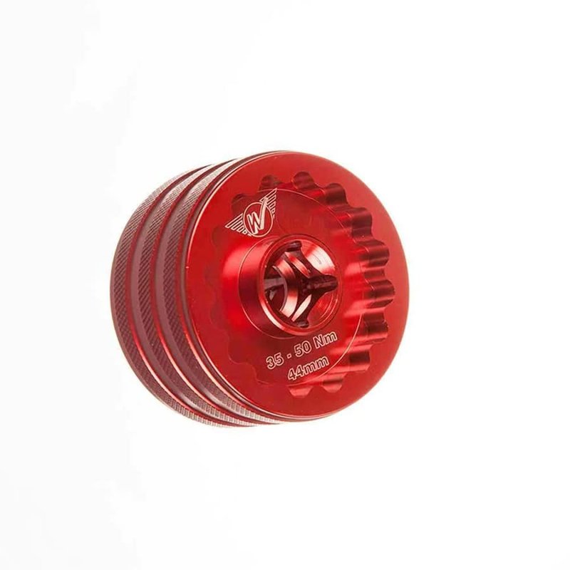 Wheels Mfg Double Sided Bottom Bracket Socket Red, 16X48.5Mm/16X44mm