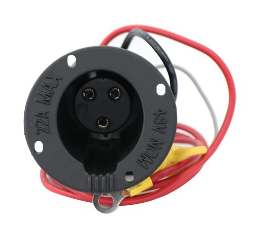 Golf Cart Club Car DS 48V Charger Receptacle and Fuse Assembly for Club Car DS Golf Cart OEM#101802101 1017968-01 1018949-01