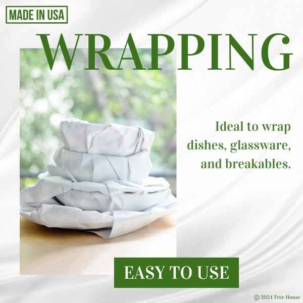 Packing Paper Sheets for Moving - 630 Sheets of Newsprint Paper - Must Have in Your Moving Supplies - 27" x 17" - Made in USA