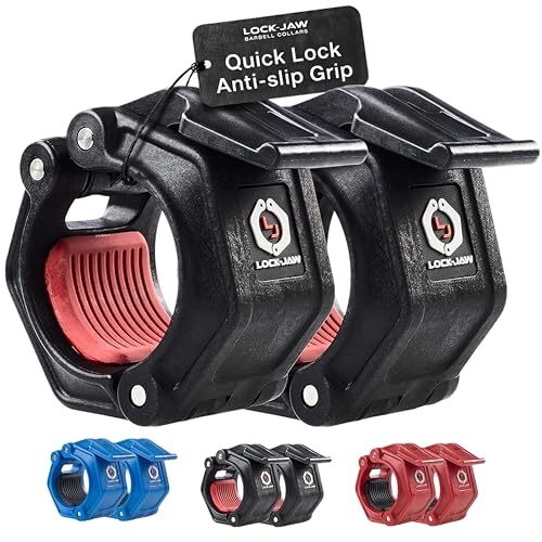 Lock-Jaw OLY 2 Barbell Collars & Clamps (2"/50mm) Black