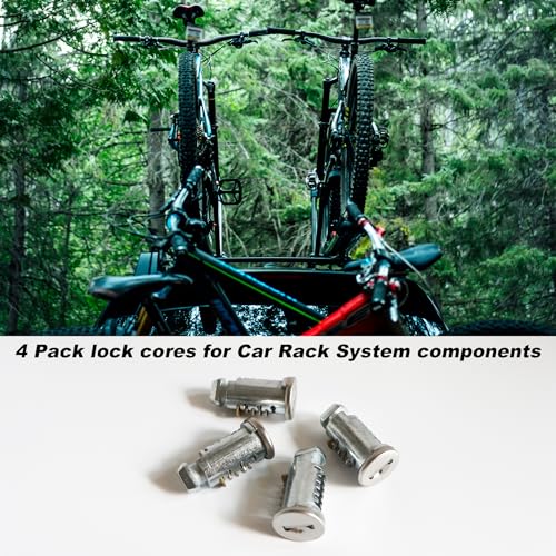 Thule Roof Rack Lock Cores - 4 Pack with Keys