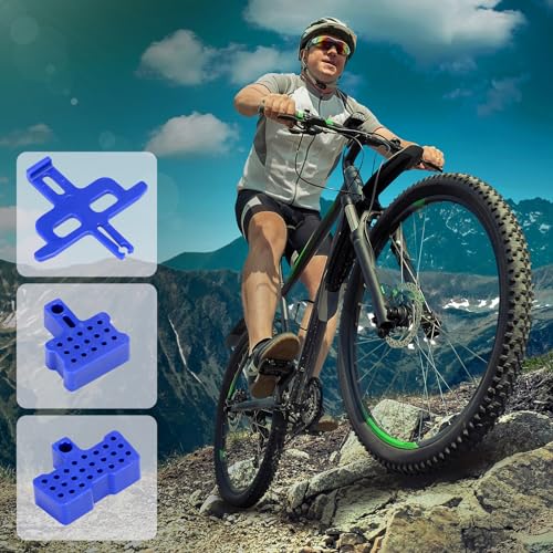 8PCS Bike Brake Bleed Blocks & Pad Spacers for 2/4-Piston Calipers