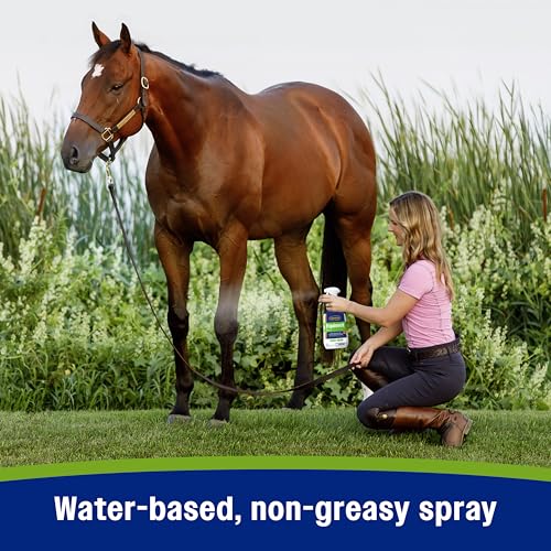 Water-Based Botanical Fly Repellent for Horses - 32 Fl Oz