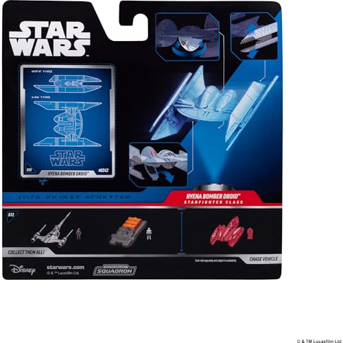 Star Wars Micro Galaxy Squadron Hyena Bomber Vehicle with Figure