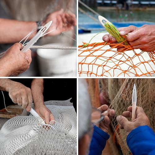 Plastic Weaving Needles Kit - 7 Sizes for Net Making & Repair
