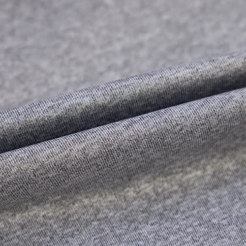 URBEX Men's Grey XL Zipper Pocket Jogger Sweatpants for Gym & Workout