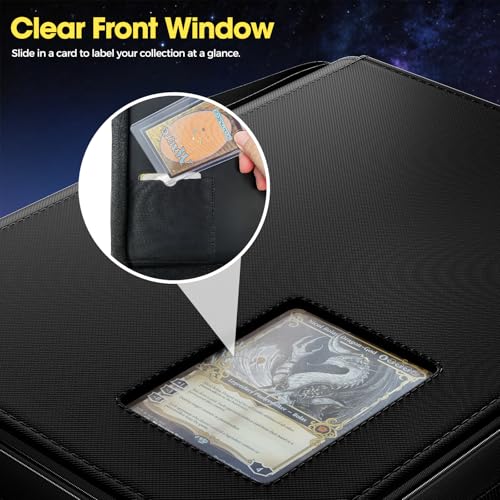 4-Pocket Card Binder for 144 Trading Cards - Black