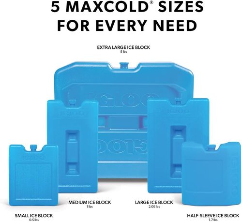 Igloo Maxcold Ice Block - Durable Insulation for Long-Lasting Cold Retention | 12" x 6" Size