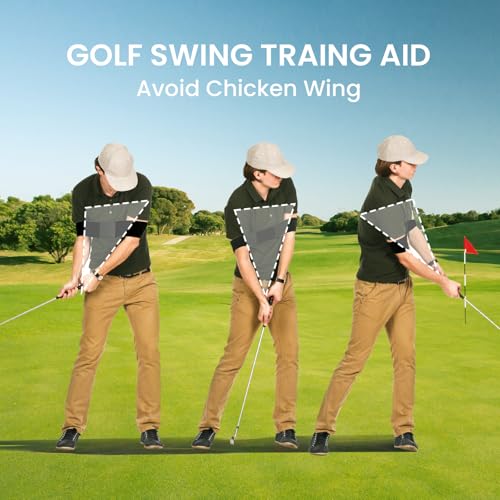 Golf Swing Training Aid Connector Band - Dark 2-Pack