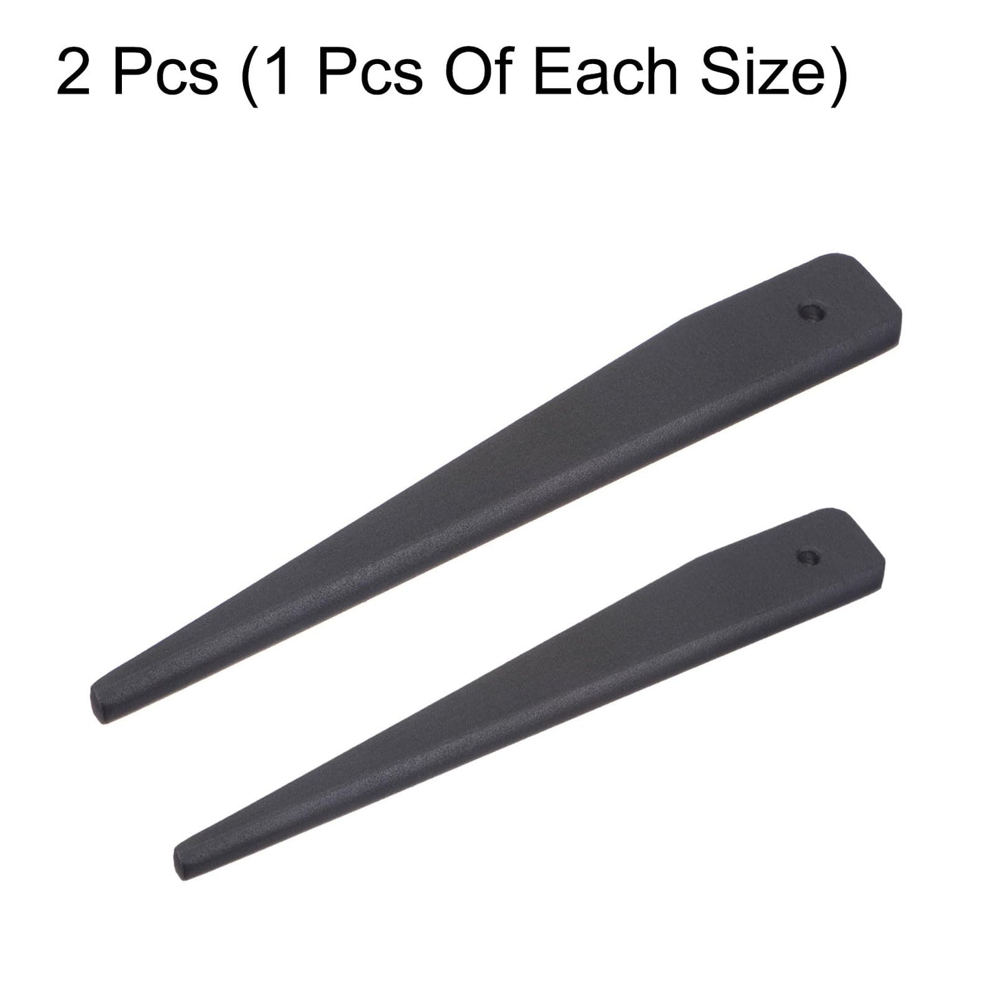 HARFINGTON 2 PCS Morse Taper Drift Key Carbon Steel Drill Chuck Sleeve for MT1-MT2 Removes Morse Taper Adapter