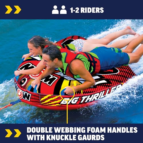 Thriller 2 Towable Deck Tube for Boating - 2 Person Capacity