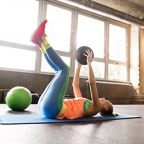9” Mini Exercise Ball - Black Pilates & Yoga Stability Ball for Core Strength, Balance & Therapy