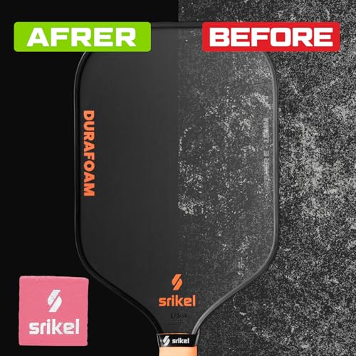 Pickleball Paddle Eraser Cleaner with Case - Pink