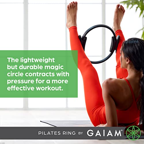 15" Pilates Ring for Toning Arms, Legs & Core | Lightweight & Flexible