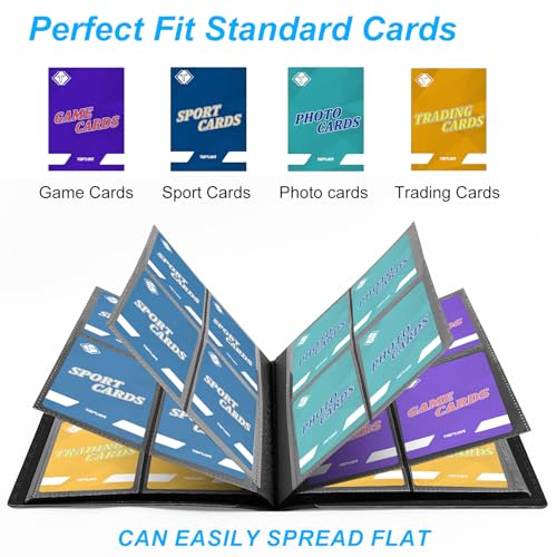 4-Pocket Card Binder for 160 Trading Cards - Black