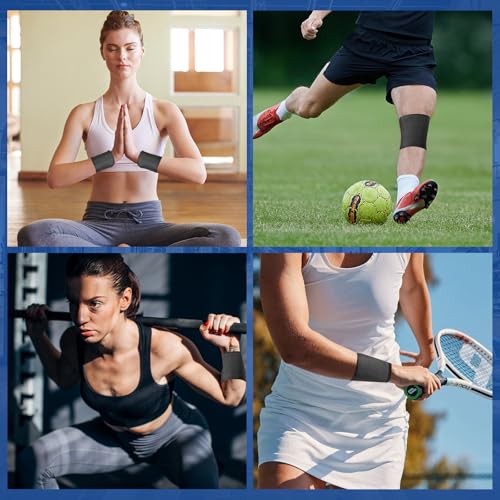 Black Pre Wrap Athletic Tape - 9 Pack, 2.76 Inch x 11 Yards