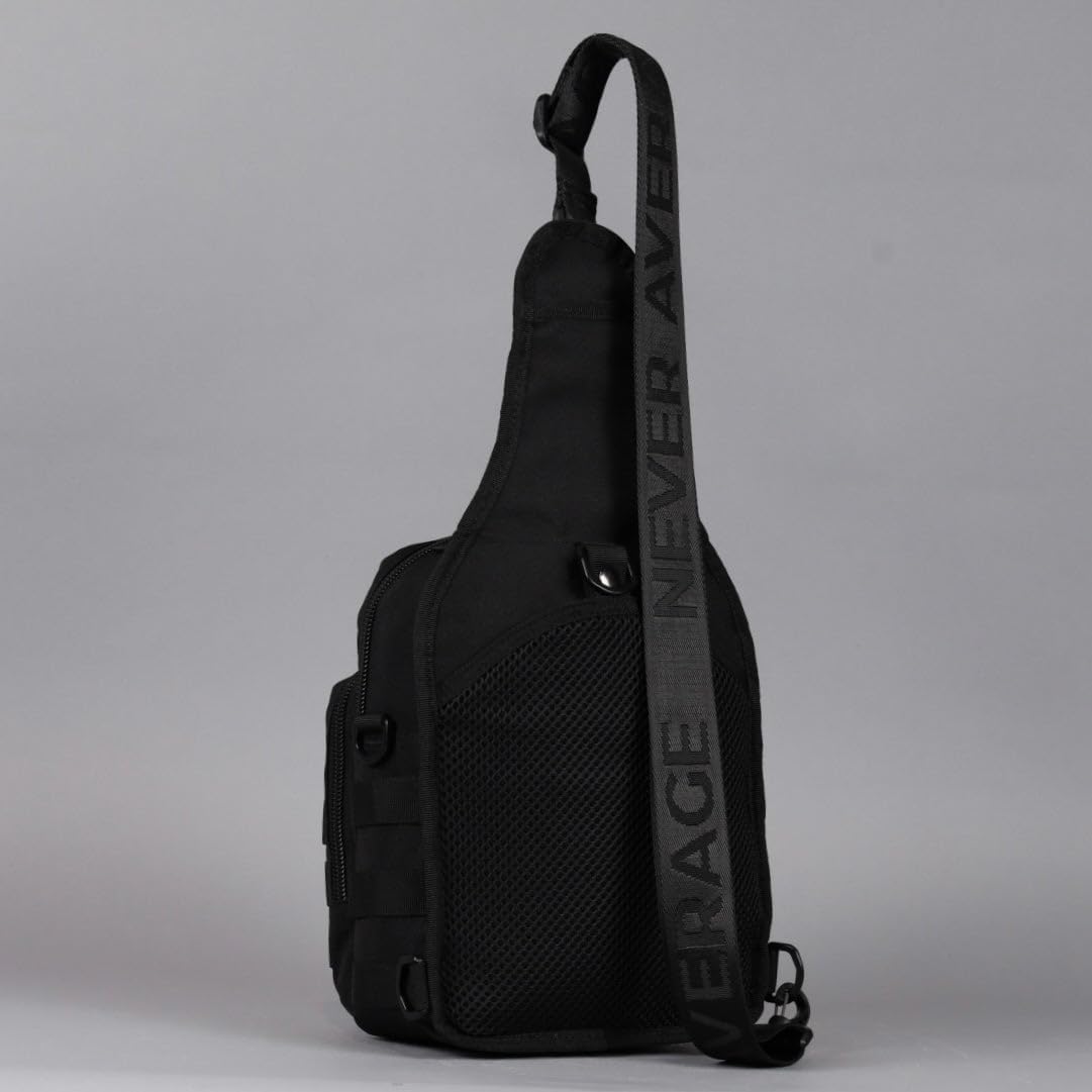 WOLFpak Tactical Sling Bag - Concealed Carry CCW Backpack | EDC Daypack for Hiking & Travel (Alpha Black)