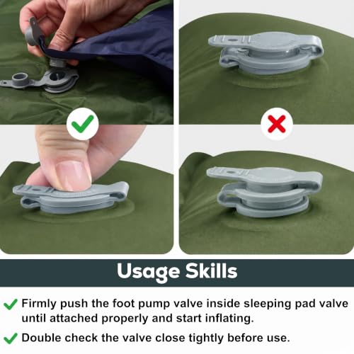 Gear Doctors Ether Regular 17.5oz Ultralight Camping Sleeping Pad – Backpacking Air Mattress