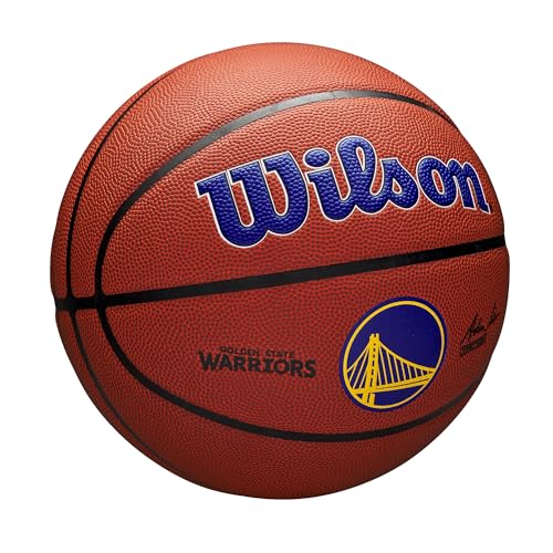 Wilson NBA Team Alliance Basketball - Golden State Warriors, Size 7 - 29.5"