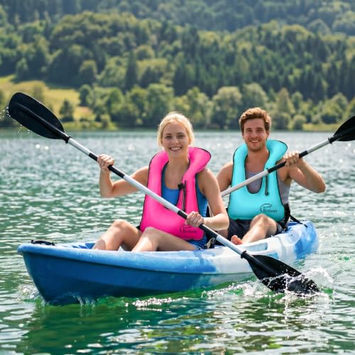 Inflatable Snorkel Vest for Adults - Green - 220 lbs Capacity