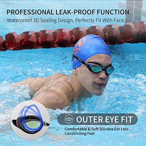 Nearsighted Swim Goggles, Shortsighted Optical Swimming Goggles No