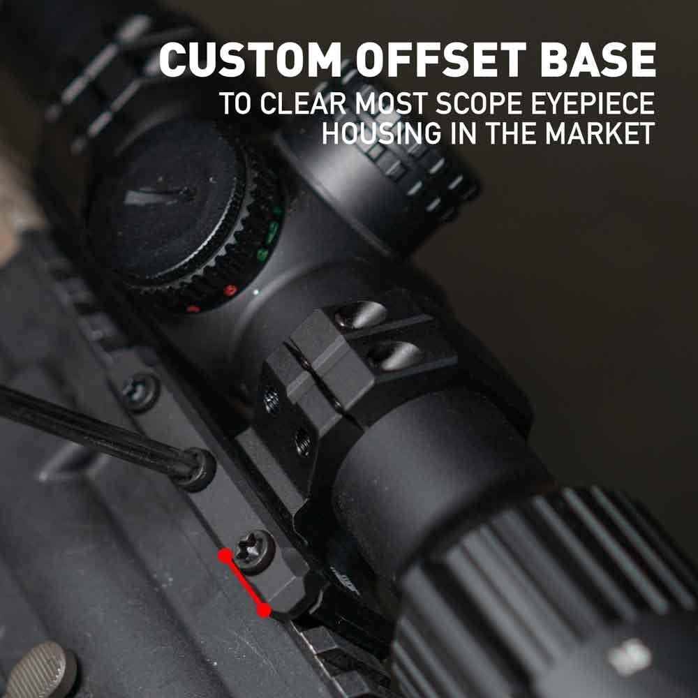 Monstrum Pro Series 7075 Aluminum Scope Mount - Durable & Lightweight Design for Precision Shooting