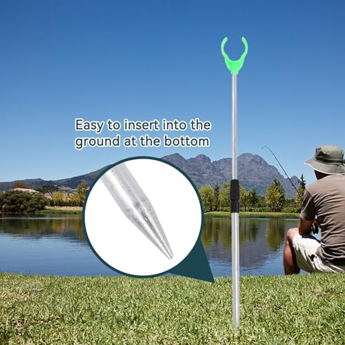 Adjustable Fishing Rod Holder - Telescopic Aluminum Bracket