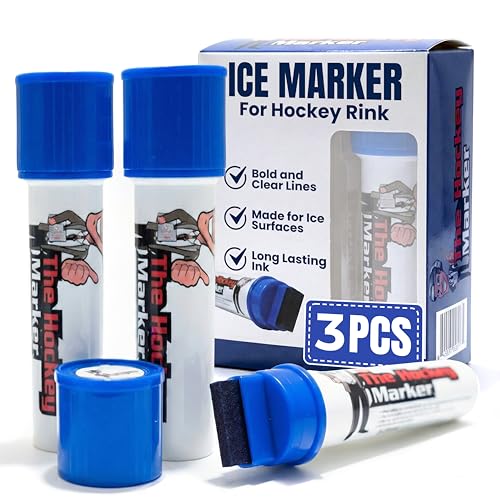 Hockey Marker for Ice Training – Permanent Line Maker, Blue