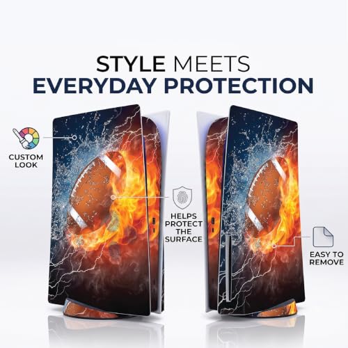American Football Vinyl Skin Wrap for PS5 Slim Console & Controller