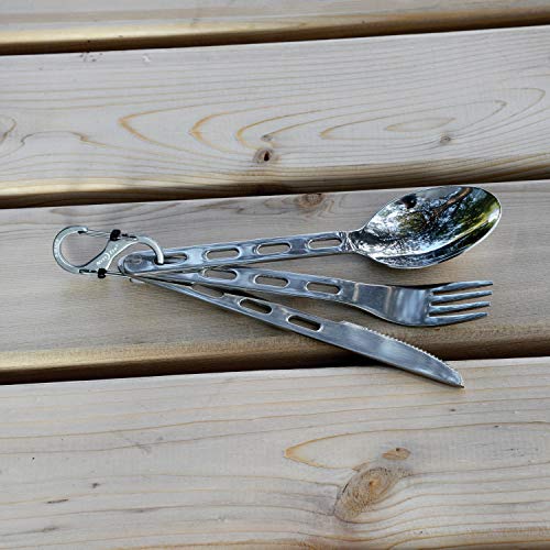 Stainless Steel Lockable Dual Carabiner S-Biner - 1 Count