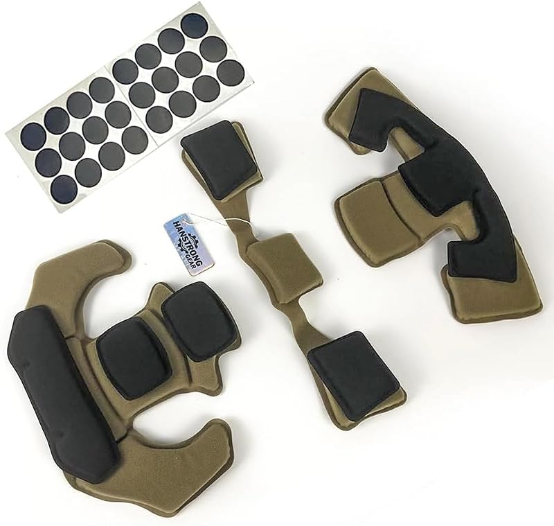 Tactical Airsoft Helmet Padding Inserts - Memory Foam Comfort