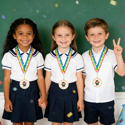 Kindergarten Graduation Medal with Ribbon - Kids Award Gift