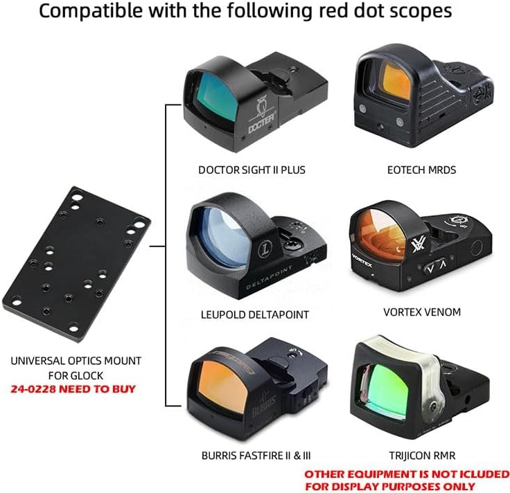 YSS Red Dot Sight - Shake Awake Optic for Pistols, Rifles & Shotguns | 3MOA, 8 Brightness Settings