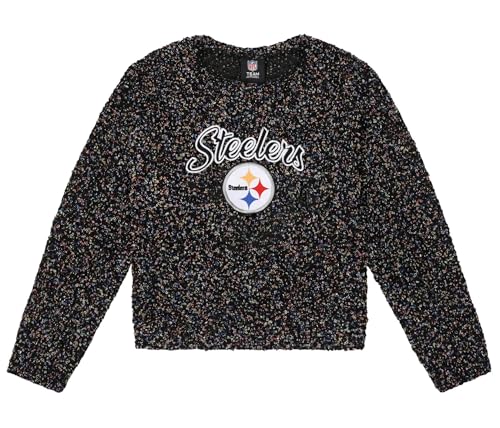 NFL Women's Comfy Sweater Sweatshirt - X-Large Pittsburgh Steelers