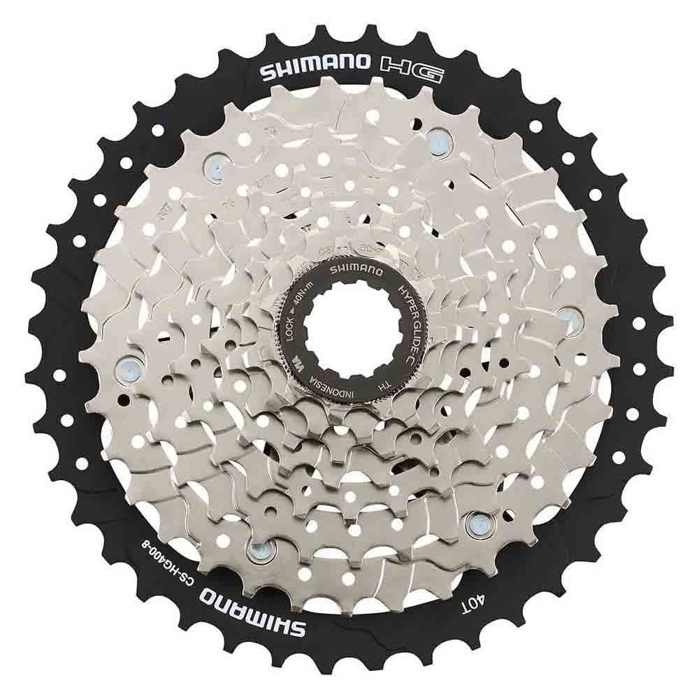 Shimano Unisex Cshg4008140 CS HG400 8 Speed Cassette 11 40T, Silver, - 40 Teeth UK