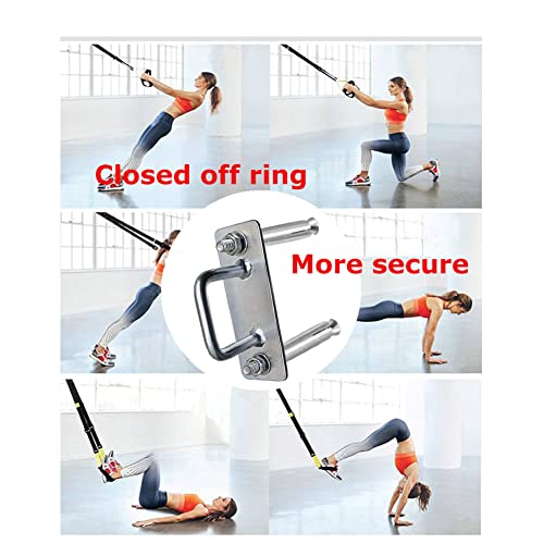 Heavy Duty Wall Mount Anchor Brackets for Gymnastics Rings & Fitness Equipment