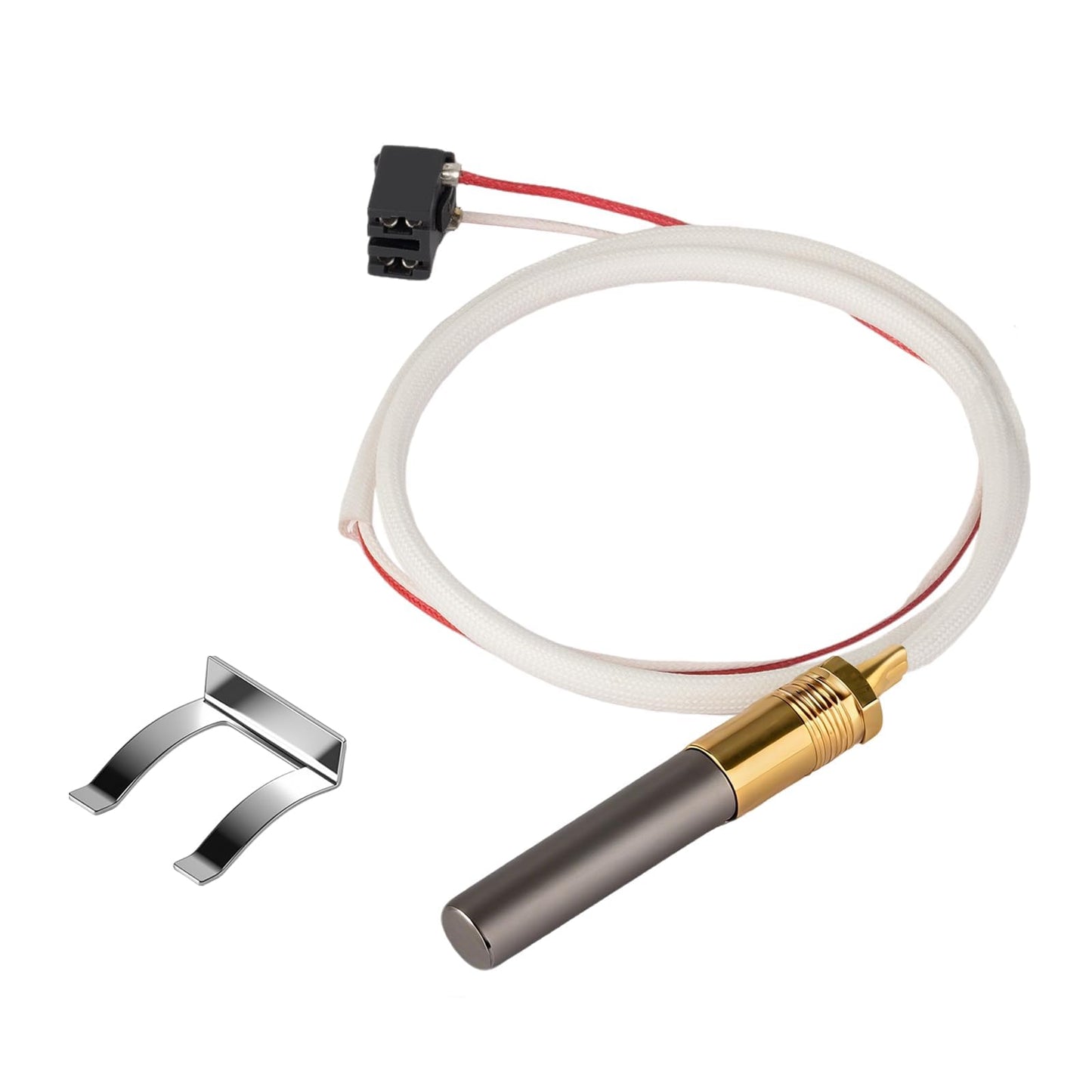 LP Thermopile Senor Component for Pilot Assembly Replacement Kit SP20824/SP21058/SP20800/SP20739/SP21096 Compatible with Rheem, Ruud, Richmond Equivalent Water Heaters