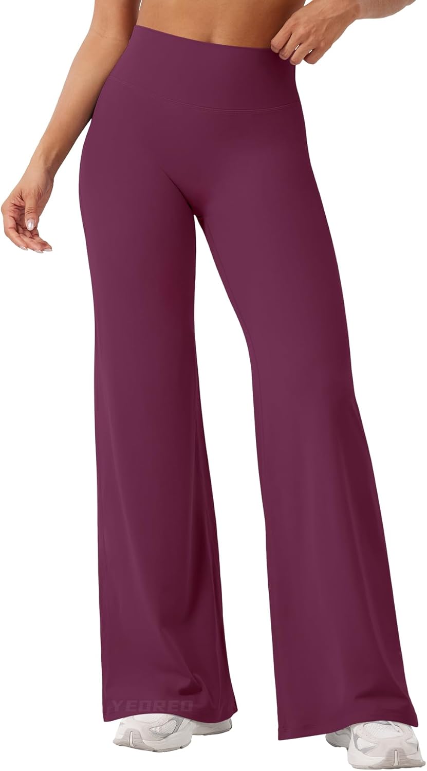YEOREO Women's High Waist Workout Leggings - No Front Seam, Buttery Soft Yoga Pants | 29" to 35" Sizes