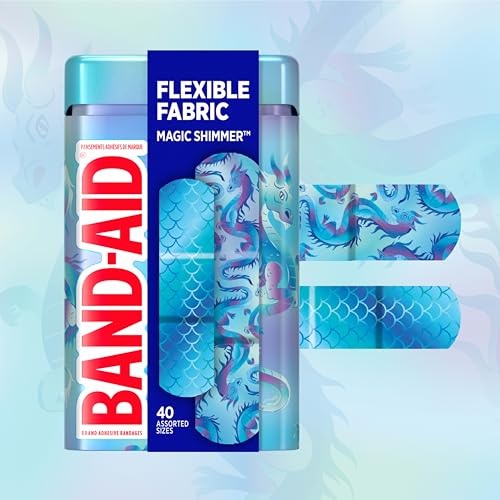 Flexible Fabric Adhesive Bandages - Magic Shimmer, 40 Count