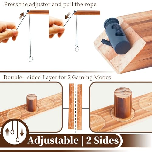 Ring Toss Game, Throwing Game with Shot Put, Hook and for Adults