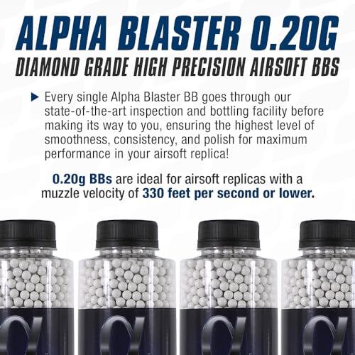 Airsoft BBs - Blaster Quality 0.20g - 3300 Count - White