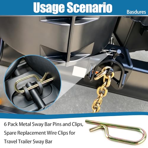 Sway Bar Pins Clips for EAZ Lift 48028 48029 - 6 Pack