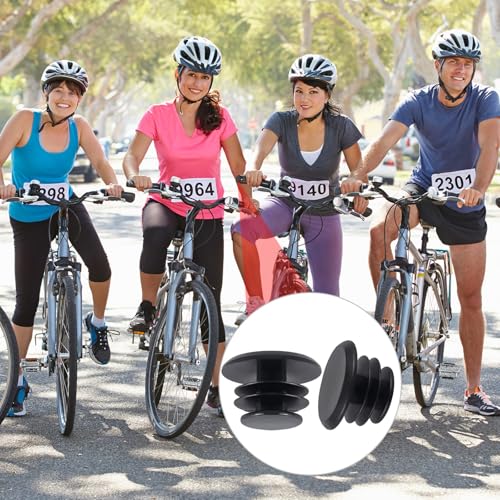 10 Pack Bicycle Handlebar Bar End Plugs - Durable Plastic Caps