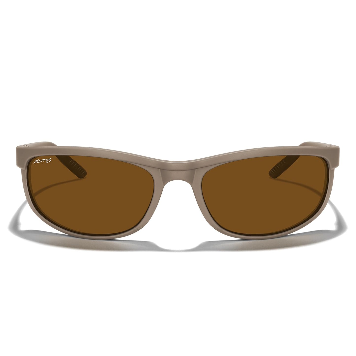 MERRY'S Wrap Around Sport Polarized Sunglasses for Men Women Driving Fishing Cycling Running UV400 Protection S3027