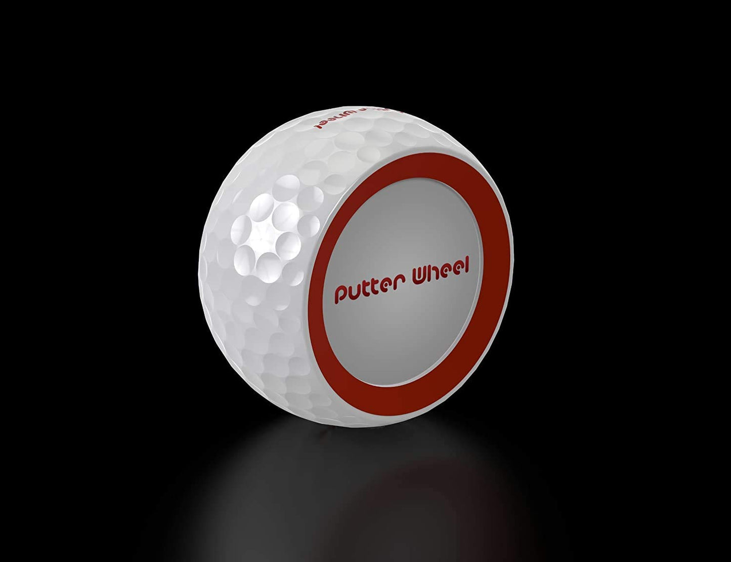 PUTTERWHEEL PutterWheel Golf Ball Putting Training Aid - 1 Pack - Golf Training System - Practice Green or Mat - Accuracy Trainer with Instant Feedback