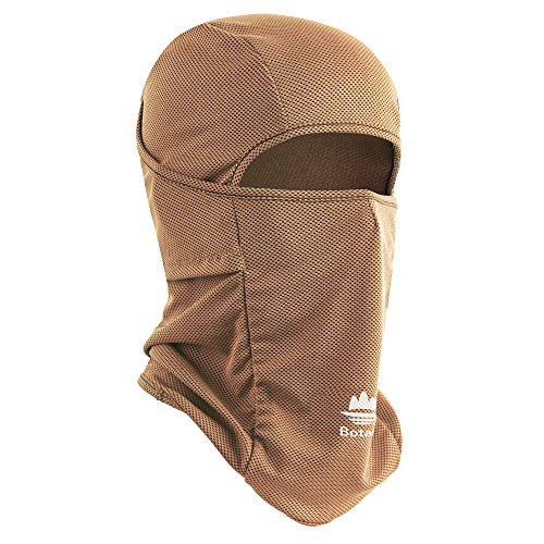 Breathable Balaclava Ski Mask for Men & Women - Size 6 3/4-7 1/2 Brown